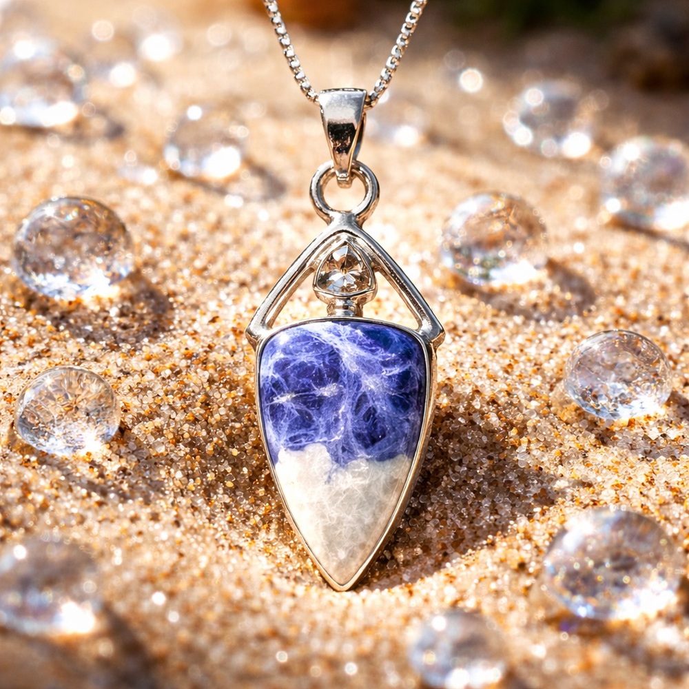 Sodalite & Topaz Necklace